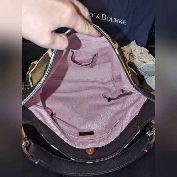 Dooney & Bourke Giraffe print hobo - Picture 2 of 10